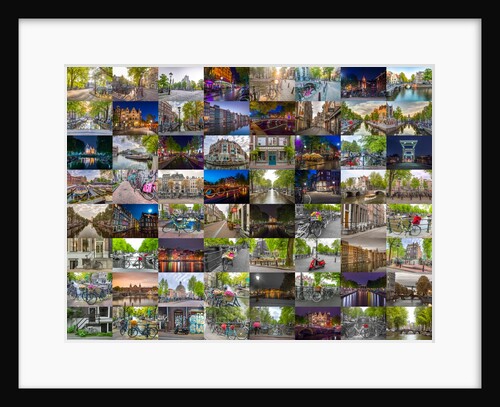 Collage of Amsterdam by Assaf Frank